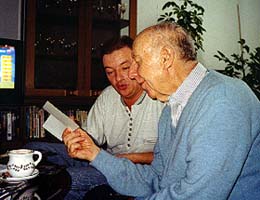 Jan Petak with my father