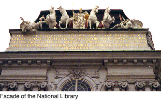 Facade of the National Library